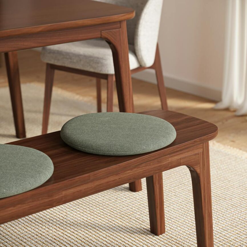 Wanda Round Seat Cushion - Welsh Green photo 1