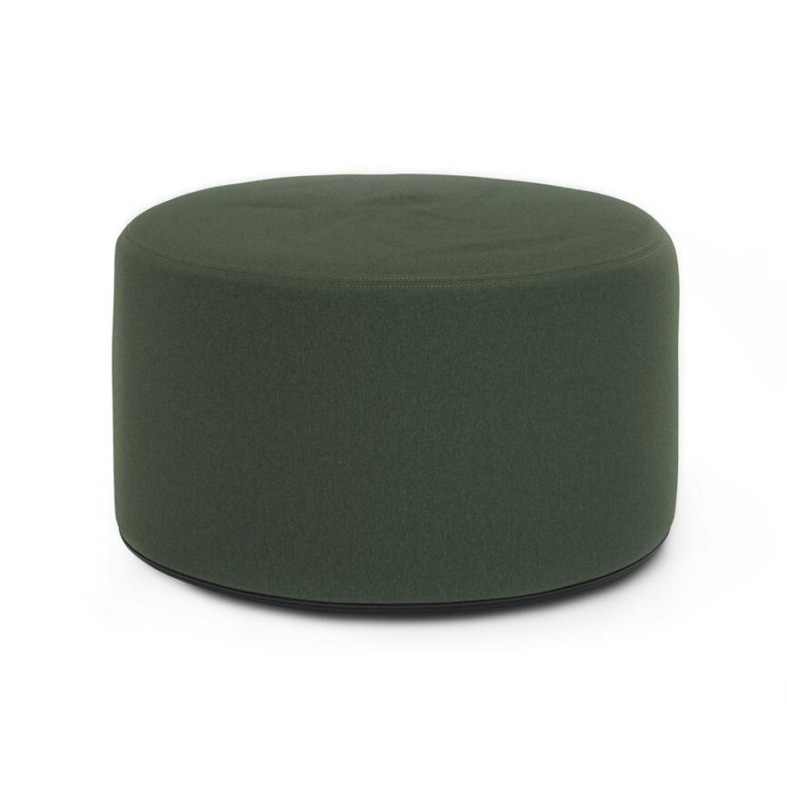 Olara 25" Indoor/Outdoor Pouf - Dravite Green photo 2