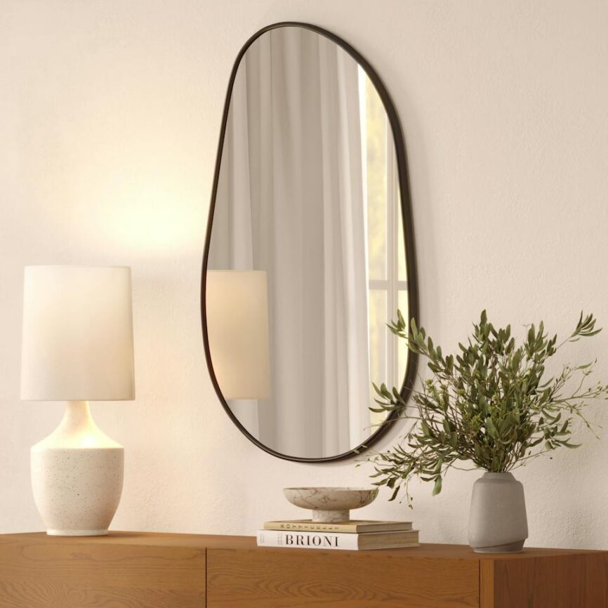 Calvet Wall Mirror - Black photo 1