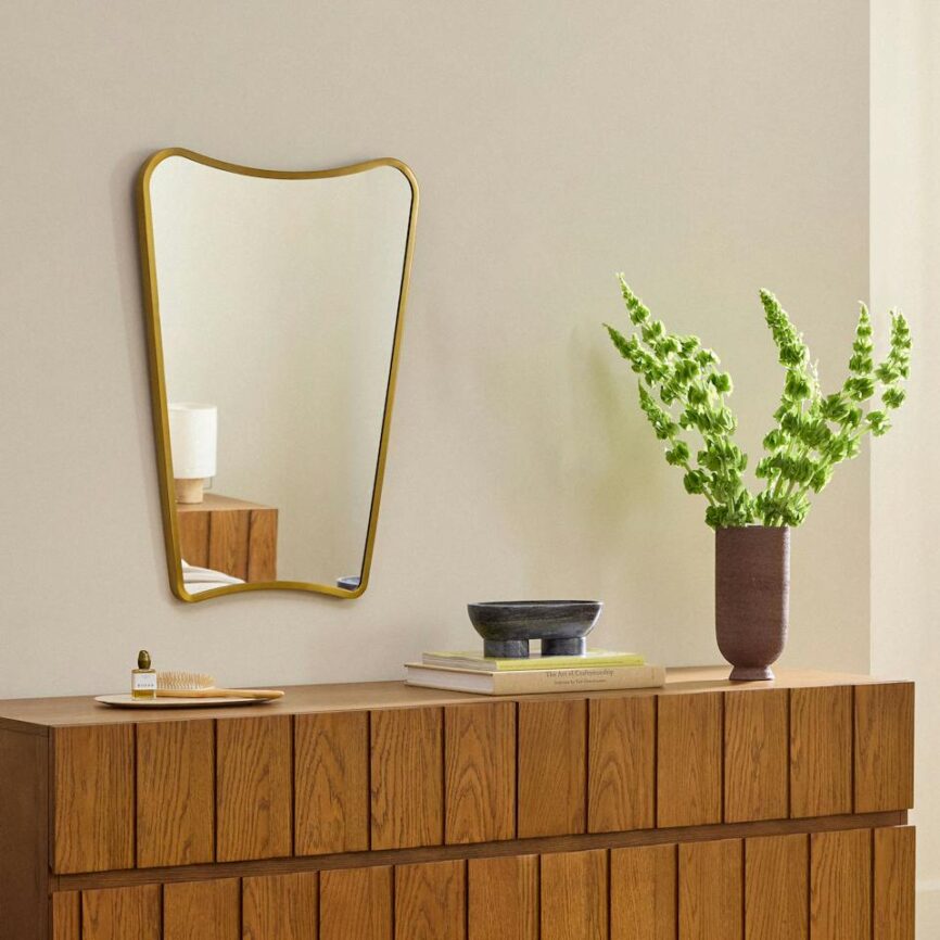 Alice Wall Mirror - Brass photo 2