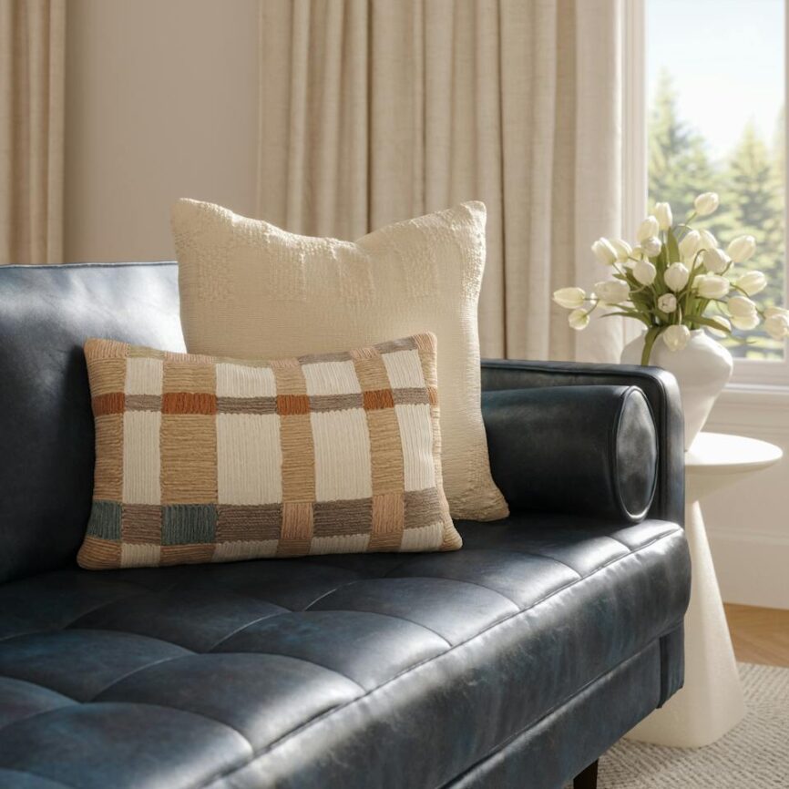 Wren Small Pillow - Ivory Multi photo 2