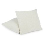 Gabriola Pillow Set - Ivory Bouclé side photo