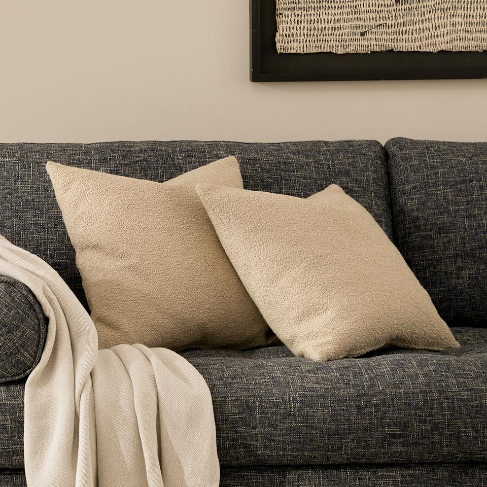 Gabriola Pillow Set - Sandstone Wool Bouclé photo 1