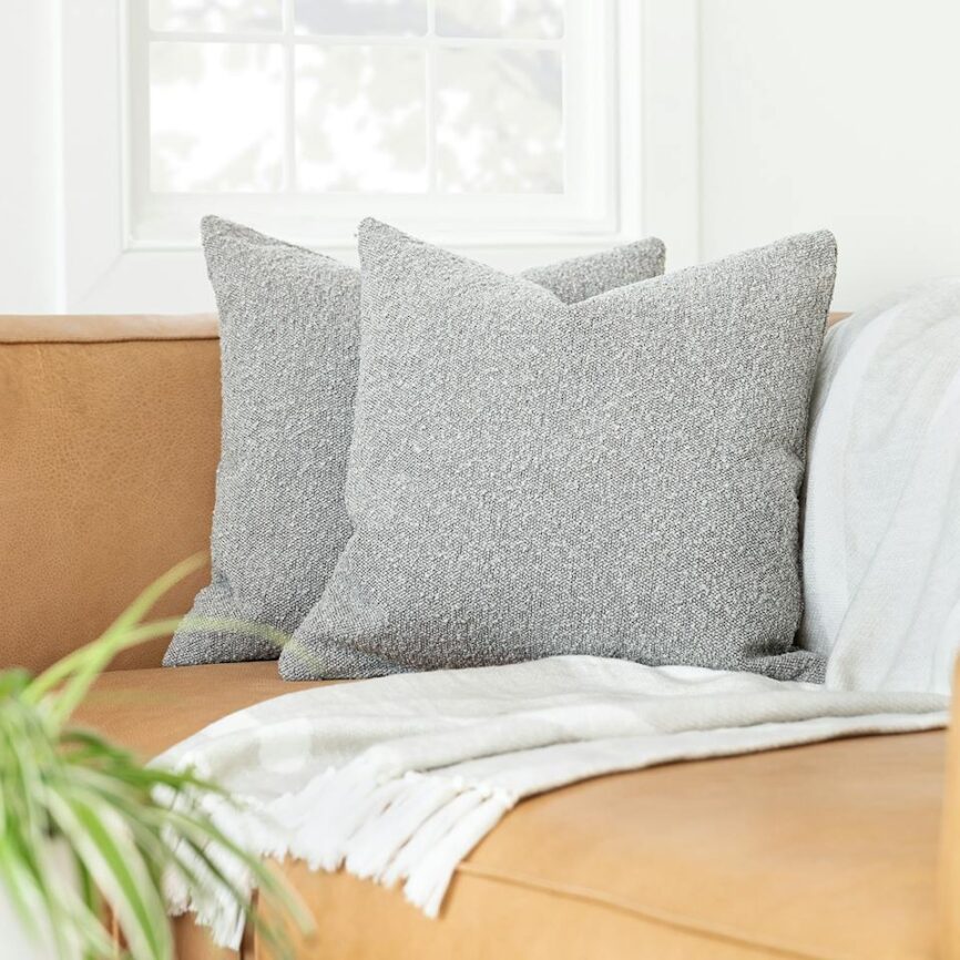 Gabriola Pillow Set - Dover Gray Bouclé photo 1