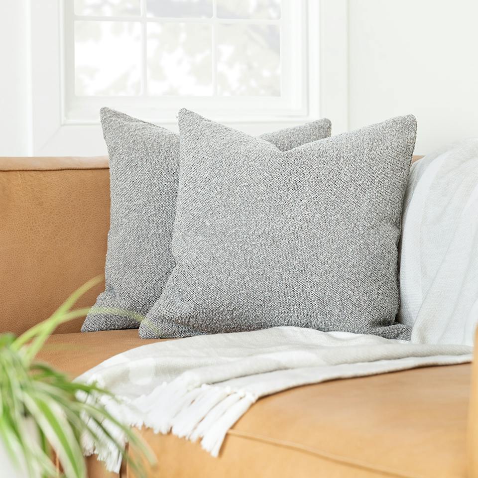 Gabriola Pillow Set - Dover Gray Bouclé photo 1