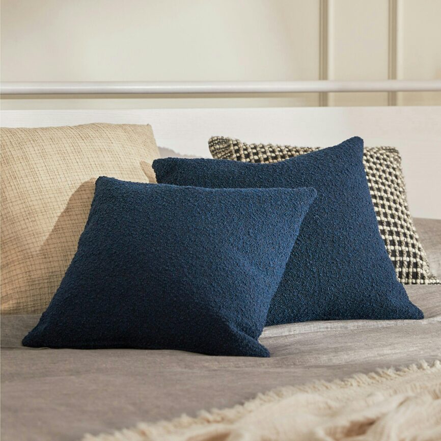 Gabriola Pillow Set - Catalina Blue Bouclé