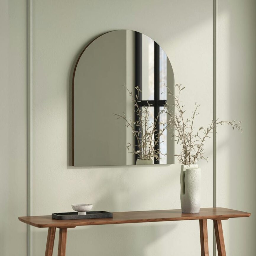 Williams Wall Mirror - Walnut photo 1