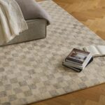 Murray 9 x 12 Wool Rug - Checkered Gray