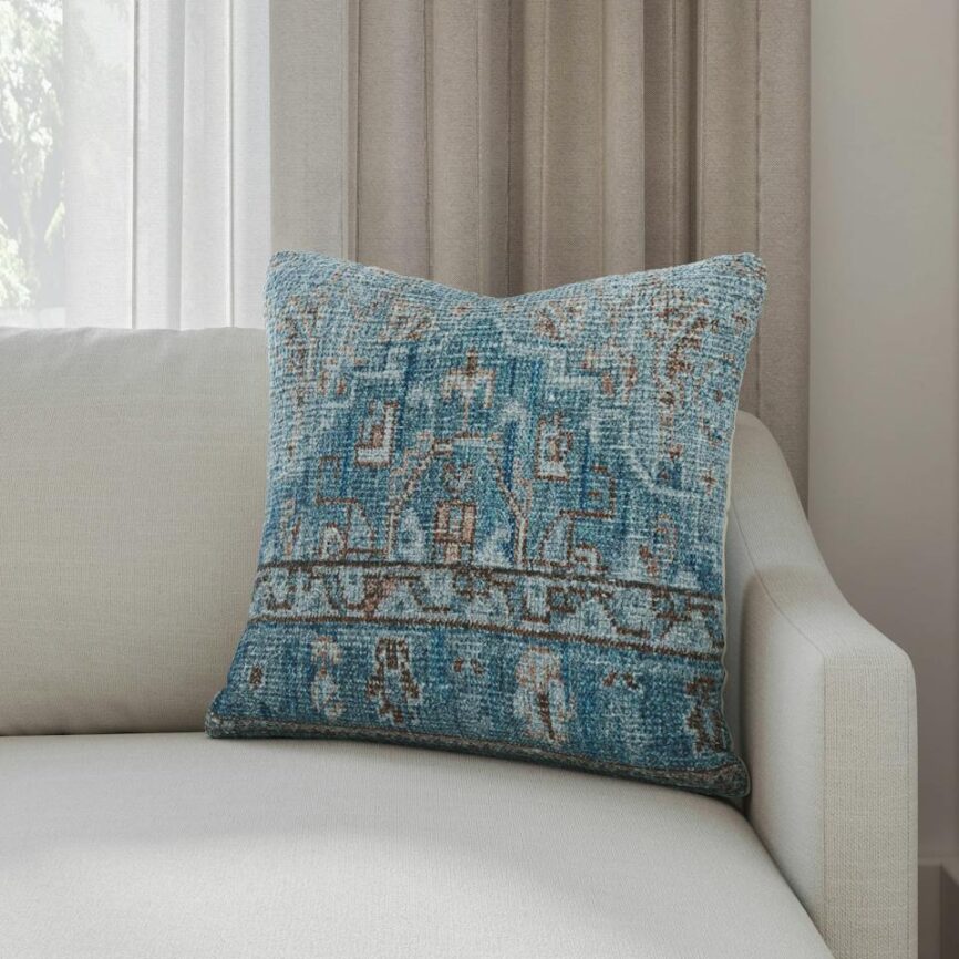 Mina Pillow - Blue photo 1