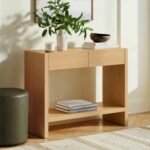 Leif 37" Storage Console - White Oak