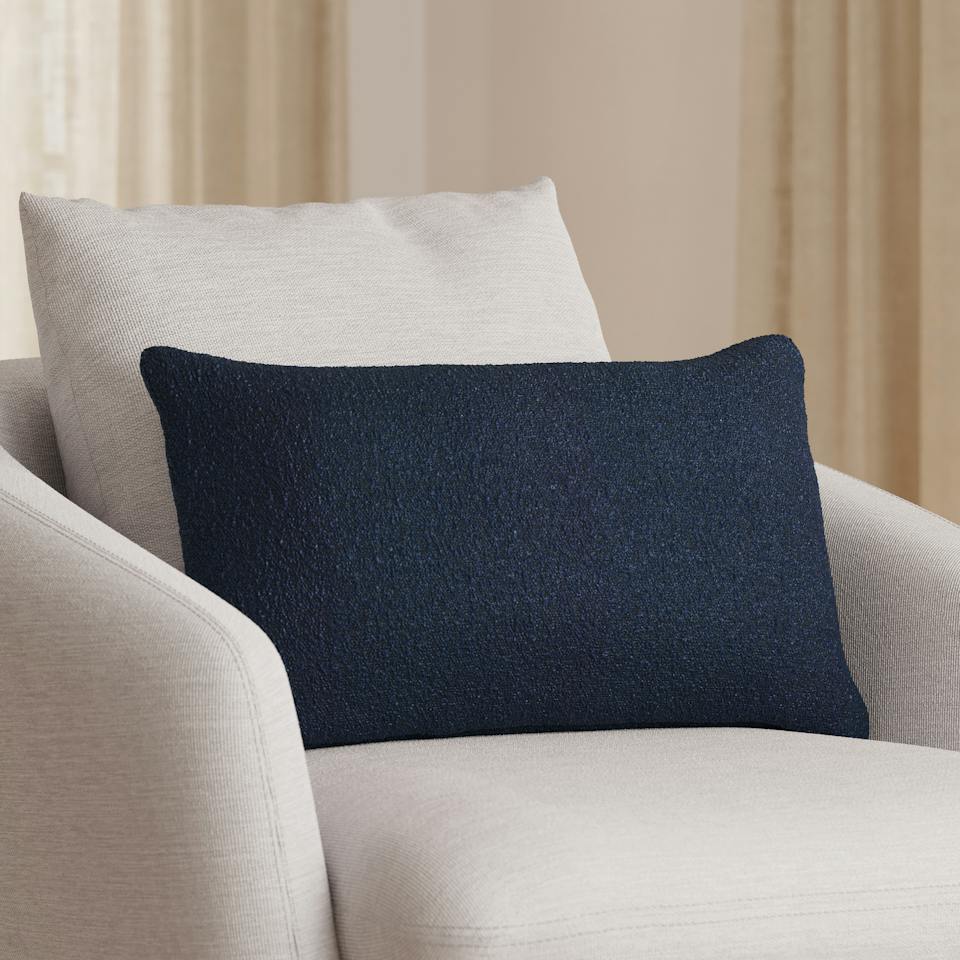 Gabriola Small Pillow - Catalina Blue Bouclé photo 1