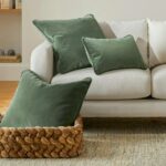 Lucca Velvet Pillow Set - Plush Pacific Green photo 2