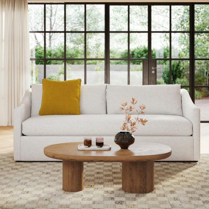 Lucca Velvet Pillow - Plush Yarrow Gold photo 2