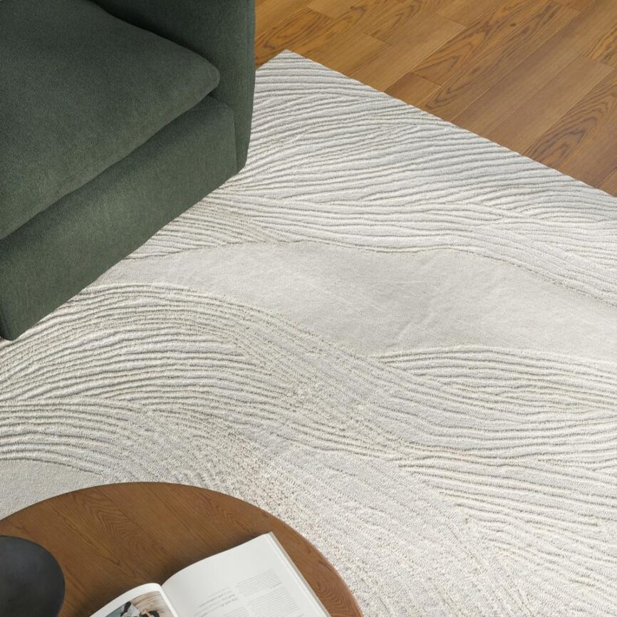 Sno 8 x 10 Wool Rug - Ivory photo 1