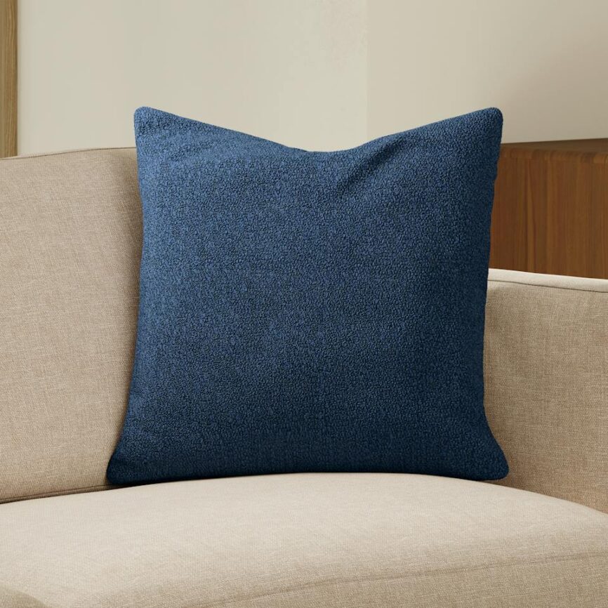 Gabriola Pillow - Catalina Blue Bouclé photo 1