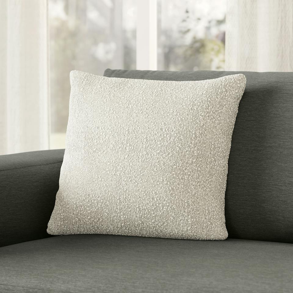 Gabriola Pillow - Ivory Bouclé photo 1