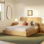 Maren Queen Bed - Natural Oak