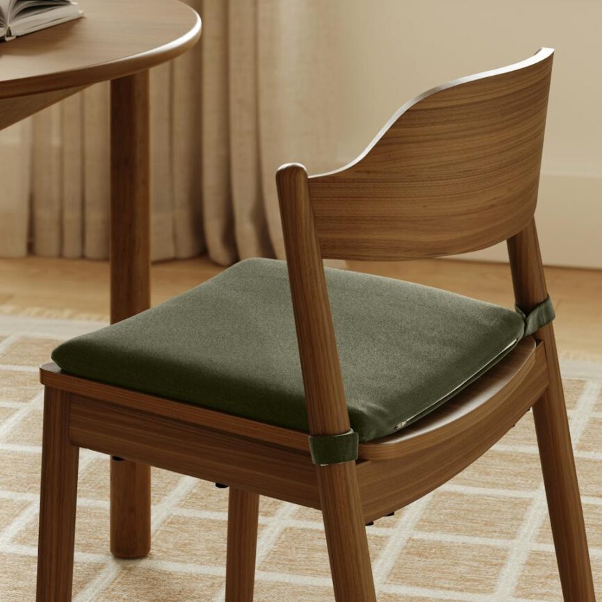 Wanda Square Seat Cushion - Felted Green photo 1