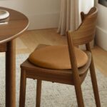 Wanda Round Seat Cushion - Felted Ginger